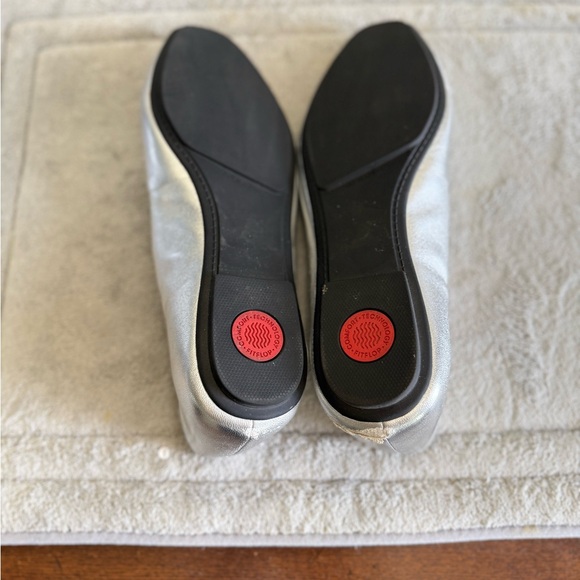 Fit Flop Delicato Mary Jane shoes silver 11 - Picture 9 of 9